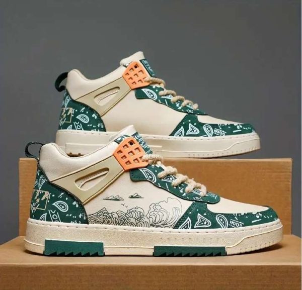 Comfortable Premium Stylish Unique Trendy Popular KUS2003_GREEN for Men Sneakers For Men (Green)